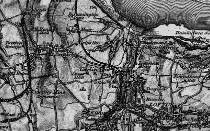 Old map of Carlin How in 1898