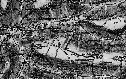 Old map of Carlingwark in 1898