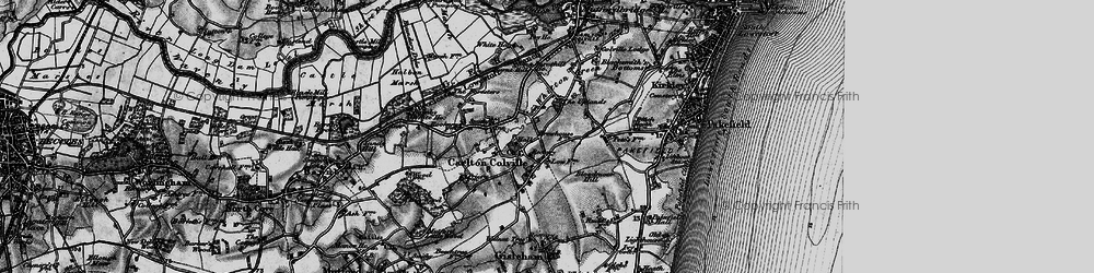 Old map of Boundary Dyke in 1898