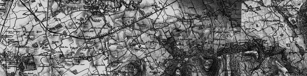 Old map of Busby Wood in 1898