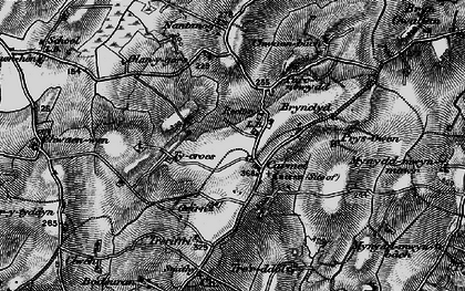 Old map of Bryn-clyd in 1899