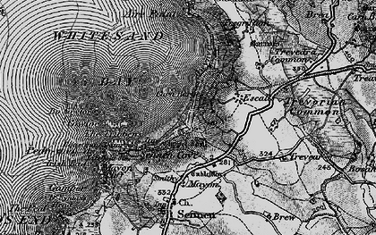 Old map of Carn Keys in 1895