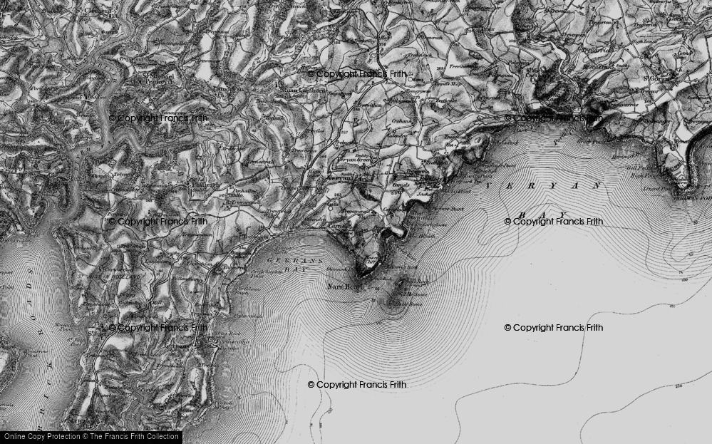 Historic Ordnance Survey Map of Carne, 1895 - Francis Frith