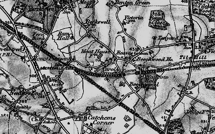 Old map of Carol Green in 1899