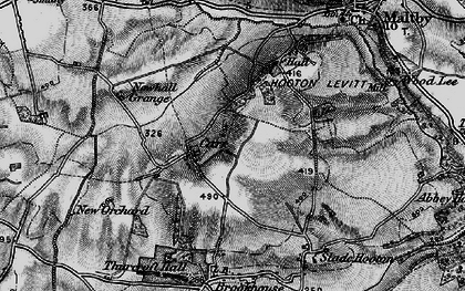 Old map of Carr in 1895