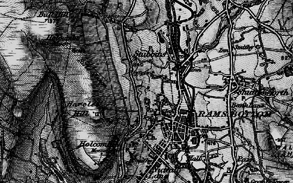 Old map of Carr in 1896