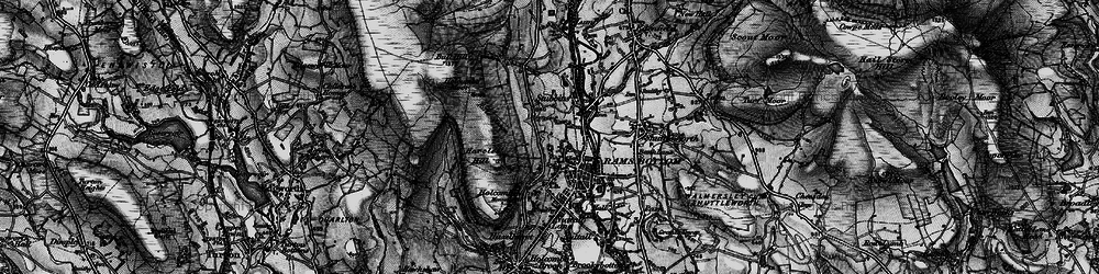 Old map of Carr in 1896