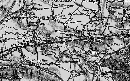 Old map of Carr Green in 1896