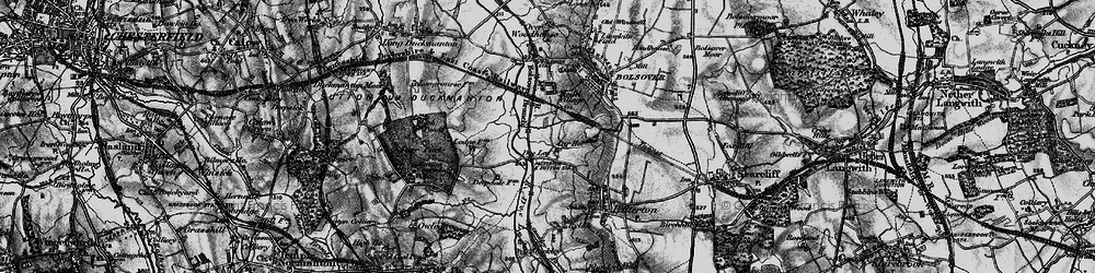Old map of Carr Vale in 1896
