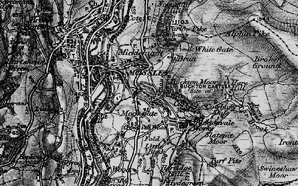 Old map of Carrbrook in 1896