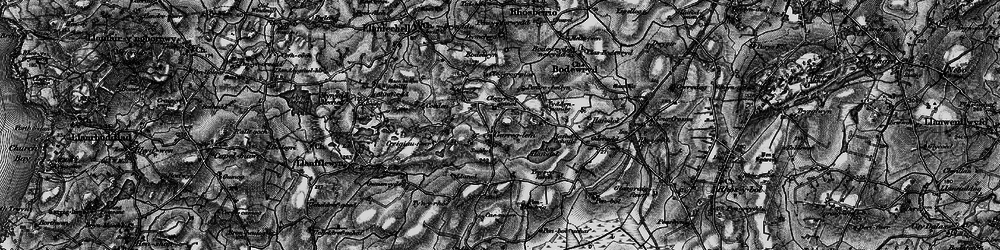 Old map of Carreglefn in 1899