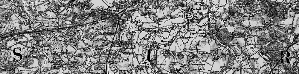 Old map of Cartbridge in 1896