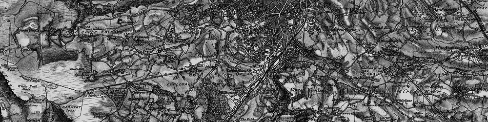 Old map of Carter Knowle in 1896