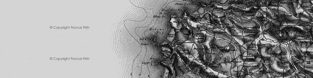 Old map of Ligger Point in 1895