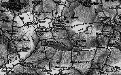 Old map of Carter's Green in 1896