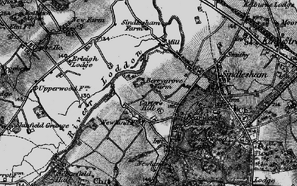 Old map of Carter's Hill in 1895