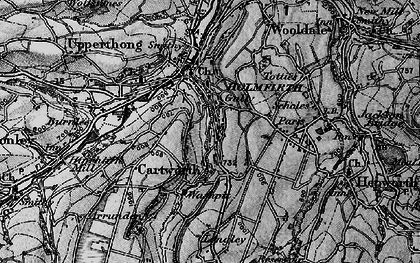 Old map of Cartworth in 1896