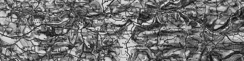 Old map of Carzantic in 1896