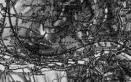 Old map of Cashes Green in 1897