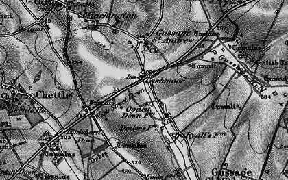 Old map of Cashmoor in 1895