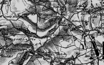 Old map of Cassop in 1898