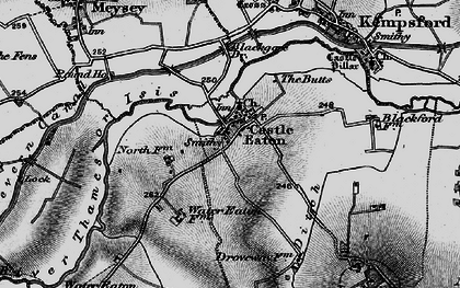Old map of Droveway in 1896