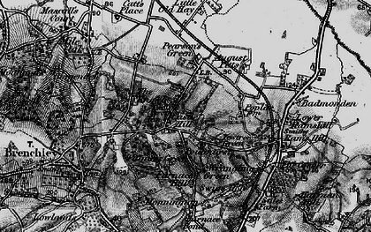 Old map of Castle Hill in 1895