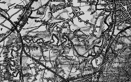 Old map of Castle Hill in 1896