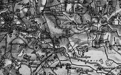 Old map of Castle Hill in 1898