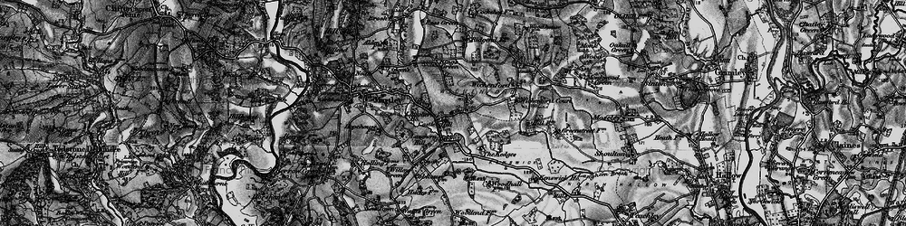 Old map of Castle Hill in 1898