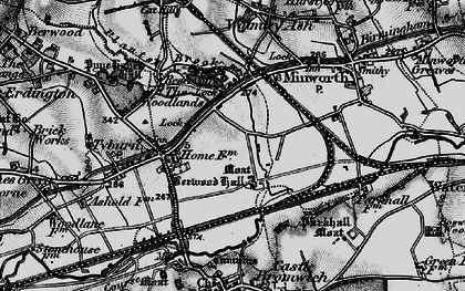 Old map of Castle Vale in 1899