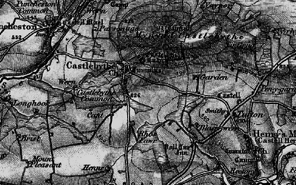 Old map of Castlebythe in 1898
