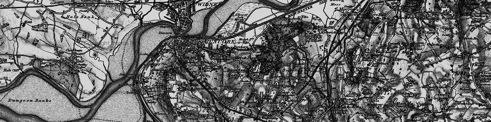 Old map of Castlefields in 1896