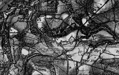 Old map of Whickham Grange in 1898