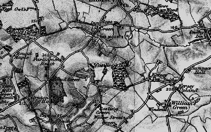 Old map of Castling's Heath in 1896