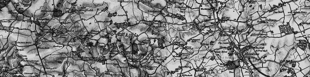Old map of Castling's Heath in 1896