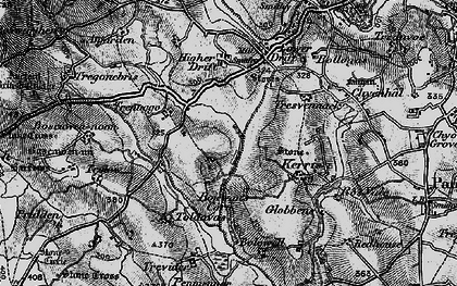 Old map of Bojewans Carn in 1895