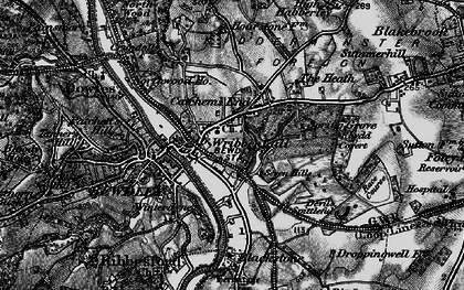 Old map of Catchems End in 1899