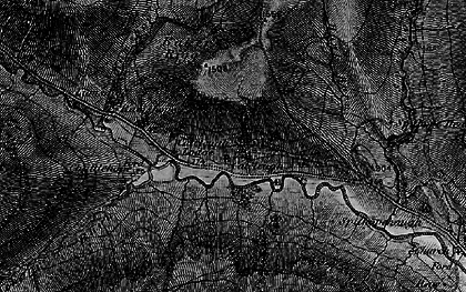 Old map of Catcleugh in 1897