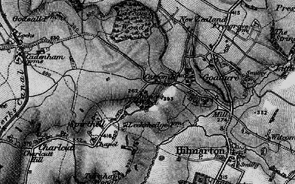Old map of Catcomb in 1898