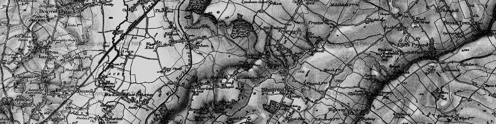 Old map of Catcomb in 1898