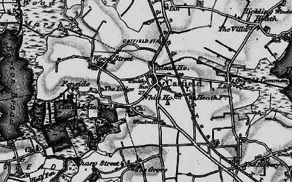 Old map of Catfield in 1898