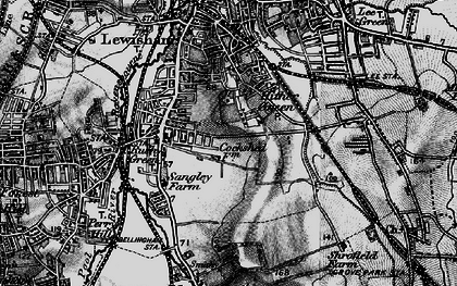 Old map of Catford in 1895