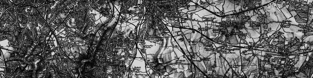 Old map of Catford in 1895