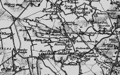 Old map of Catforth in 1896