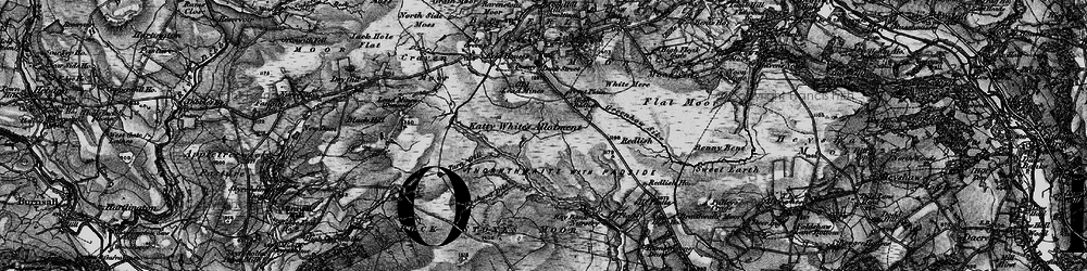 Old map of Catherine in 1898