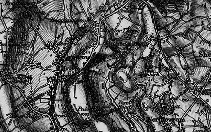 Old map of Catherine Slack in 1896