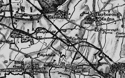 Old map of Cathiron in 1899
