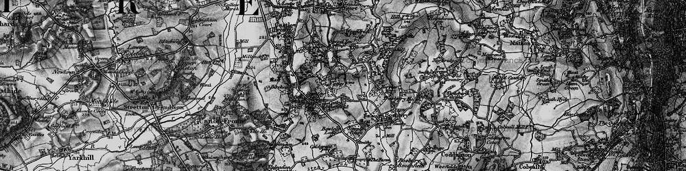 Old map of Catley Southfield in 1898