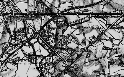 Old map of Catshill in 1899